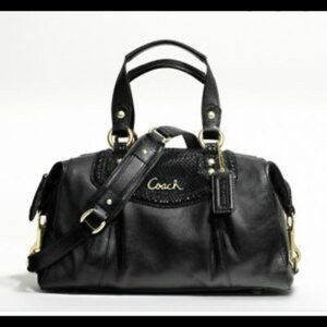 Coach - Ashley Black Satchel Shoulder Bag F19247